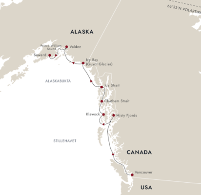 Alaskas Inside Passage: Fjordene i The Great Land