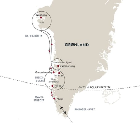 Nordvest-Grønland og Thule-regionen med MS Fridtjof Nansen