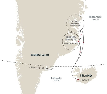 Nordøst-Grønland: verdens største nasjonalpark med MS Fram