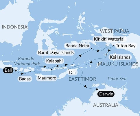 Indonesia fra Bali til Darwin med Le Soléal