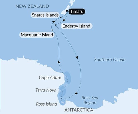 Rosshavet fra New Zealand med Le Soléal