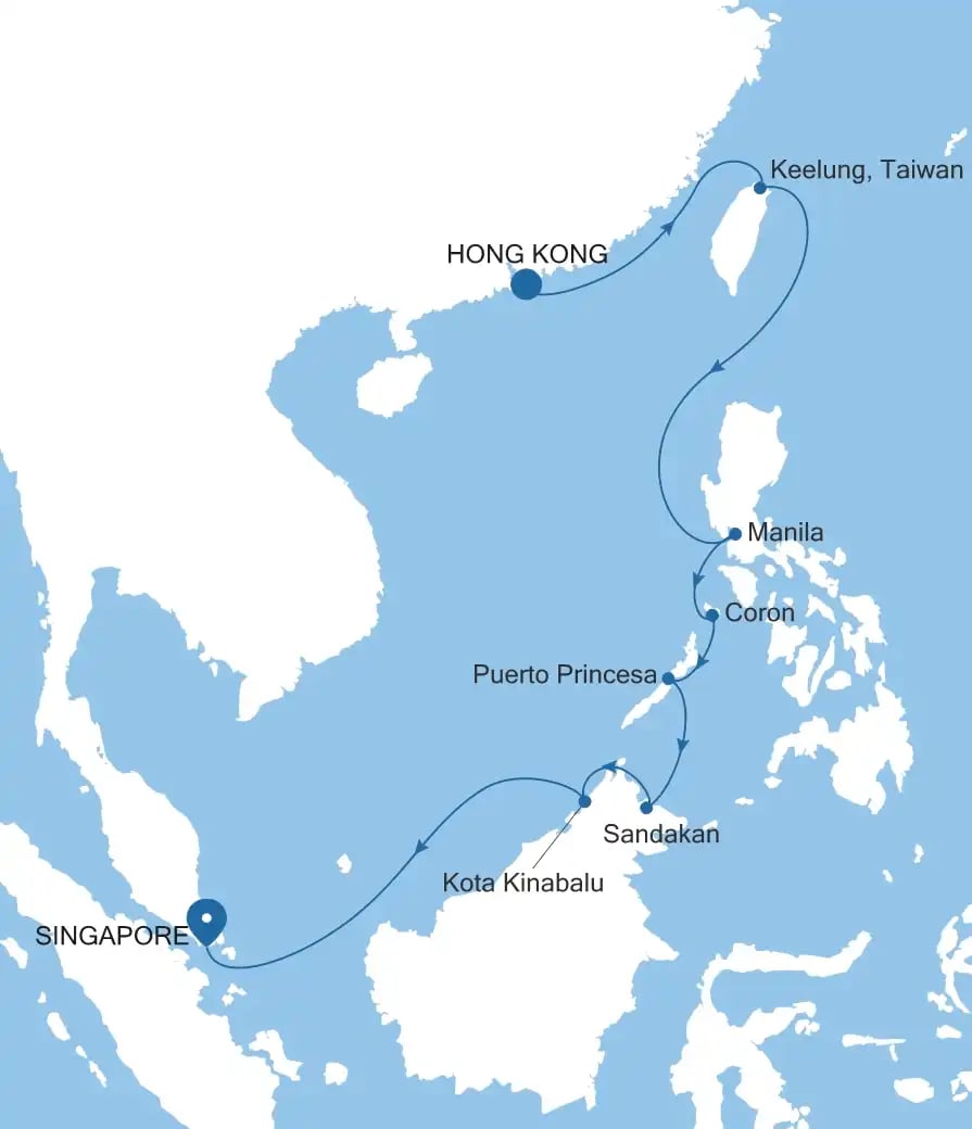 Seilingskart Hong Kong Singapore