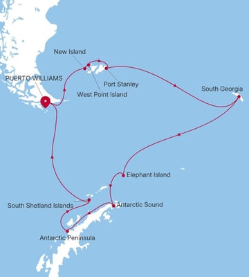 Antarktis: Sør-Georgia og Falklandsøyene med Silver Cloud