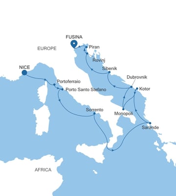 Italia og Adriaterhavet: Nice til Venezia med Silver Shadow