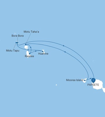Fransk Polynesia: Raiatea og Bora Bora med Silver Whisper