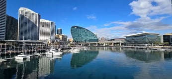 Ikoniske W-hotell i Darling Harbour