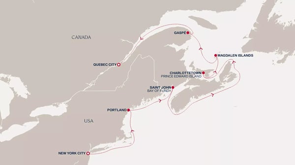 Maine og Canadas kyst: New York til Quebec med Explora IV