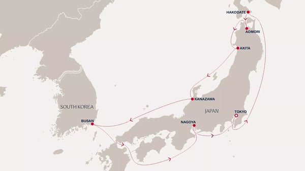 Nord-Japan rundt: Tokyo tur-retur med Explora III