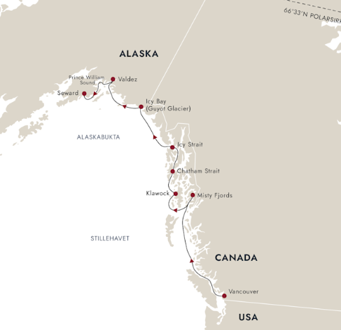 Alaskas Inside Passage: Fjordene i The Great Land