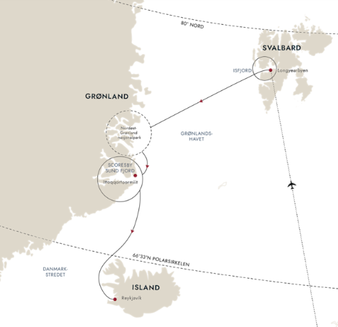 Solformørkelsesekspedisjon 2026 – Grønland, Island og Svalbard