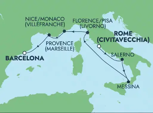 7 day Mediterranean Nice, Florence & Marseille from Rome (Civitavecchia), Norwegian Epic 